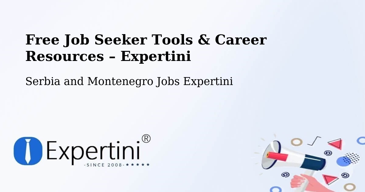 Free Job Seeker Tools & Career Resources – Didsbury - Didsbury, Serbia and Montenegro Jobs Expertini