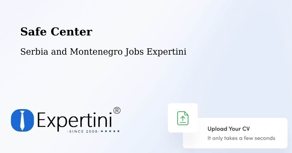 Safety Center – Didsbury - Serbia and Montenegro Jobs Expertini
